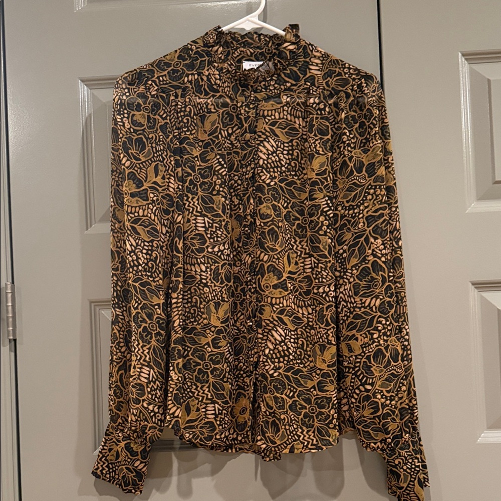 Evereve Floral Patterned Top